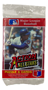 1984 Donruss Action All Stars Puzzle & Card Pack Ryne Sandberg Jim Rice - Sports Integrity