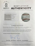 Joe DiMaggio New York Yankees Signed American League Baseball BAS AC66411