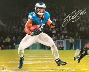 Saquon Barkley Signed 16x20 Philadelphia Eagles Photo BAS ITP