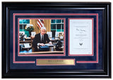 Bill Clinton Signed Framed Mock Impeachment Letter Monica Lewinsky JSA