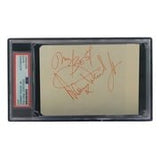 Sammy Davis Jr Signed Slabbed Rat Pack Cut Signature PSA/DNA 85076491 - Sports Integrity