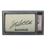 John Stockton Utah Jazz Signed Slabbed Book Cut Signature PSA/DNA - Sports Integrity