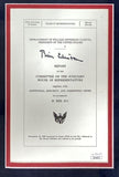 Bill Clinton Signed Framed Mock Impeachment Letter Monica Lewinsky JSA