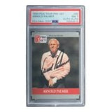 Arnold Palmer Signed 1990 Pro Set #80 PGA Golf Trading Card PSA/DNA NM 7 - Sports Integrity