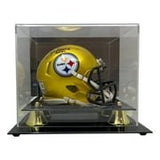 Mean Joe Greene Signed Steelers Flash Mini Speed Helmet HOF 87 BAS w/ Case - Sports Integrity