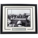 Fourth Wave Divison Marines Begin Attack On Beach Framed 11x14 WWII Photo - Sports Integrity