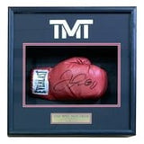 Floyd Mayweather Jr Signed Red Everlast RH Boxing Glove Shadowbox BAS ITP - Sports Integrity