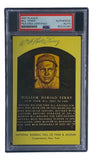 Bill Terry Signed 4x6 New York Giants Hall Of Fame Plaque Card PSA/DNA 85026280 - Sports Integrity