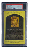 Bill Terry Signed 4x6 New York Giants Hall Of Fame Plaque Card PSA/DNA 85026284 - Sports Integrity