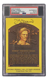 Bobby Doerr Signed 4x6 Boston Red Sox HOF Plaque Card PSA/DNA 85027876 - Sports Integrity