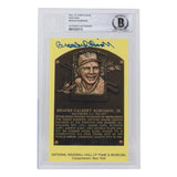 Brooks Robinson Signed Slabbed Orioles Hall of Fame Plaque Postcard BAS 113 - Sports Integrity