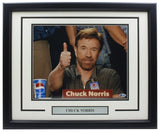 Chuck Norris Signed Framed 11x14 Dodgeball Photo BAS - Sports Integrity