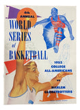 College All - Americans vs Harlem Globetrotters 1953 Official Souvenir Program - Sports Integrity