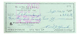 Edd Roush Cincinnati Reds Signed Bank Check #171 BAS - Sports Integrity