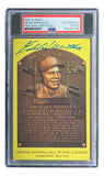 Eddie Mathews Signed 4x6 Milwaukee Braves HOF Plaque Card PSA/DNA 85025798 - Sports Integrity