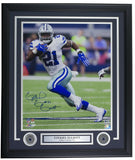 Ezekiel Elliott Signed Framed Dallas Cowboys 16x20 Photo BAS - Sports Integrity