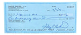 Gary Carter Montreal Expos Signed Bank Check #9987 BAS - Sports Integrity