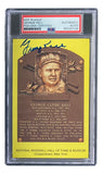 George Kell Signed 4x6 Detroit Tigers HOF Plaque Card PSA/DNA 8502729 - Sports Integrity