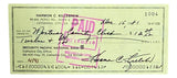 Harmon Killebrew Minnesota Twins Signed Personal Bank Check #1004 BAS - Sports Integrity