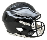 Jalen Hurts Signed Eagles FS Alt Black Speed Authentic Helmet BAS ITP+Hurts Holo - Sports Integrity