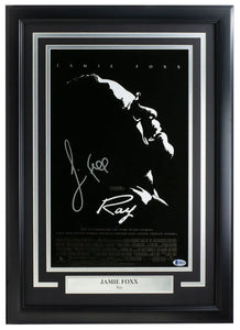 Jamie Foxx Signed Framed 11x17 Ray Poster Photo BAS Hologram - Sports Integrity