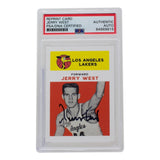 Jerry West Signed Los Angeles Lakers Reprint 1961 Fleer Rookie Card #43 PSA/DNA - Sports Integrity