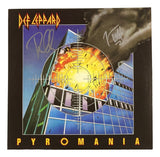 Joe Elliott Phil Collen Signed Def Leppard 2022 Pyromania Vinyl Record JSA - Sports Integrity