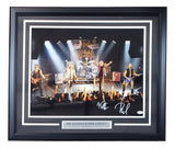 Joe Elliott Phil Collen Signed Framed 16x20 Def Leppard Band Photo JSA ITP - Sports Integrity