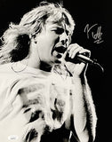 Joe Elliott Signed 11x14 Black And White Def Leppard Photo JSA ITP - Sports Integrity