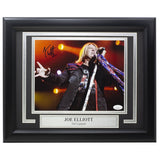 Joe Elliott Signed Framed 8x10 Def Leppard Photo JSA ITP - Sports Integrity