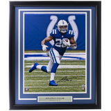 Jonathan Taylor Signed Framed In Black 16x20 Indianapolis Colts Photo Fanatics - Sports Integrity