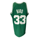 Larry Bird Signed Boston Celtics Green M&N HWC Swingman Jersey Bird+JSA ITP - Sports Integrity