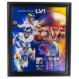 Los Angeles Rams Framed 20x24 LE Super Bowl Collage w/ Game - Used Confetti - Sports Integrity