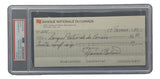 Maurice Richard Signed Montreal Canadiens Bank Check #605 PSA/DNA - Sports Integrity