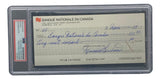 Maurice Richard Signed Montreal Canadiens Bank Check #63 PSA/DNA - Sports Integrity