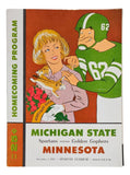 Michigan State vs Minnesota November 3 1962 Official Game Program - Sports Integrity