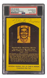 Monte Irvin Signed 4x6 New York Giants HOF Plaque Card PSA/DNA 85027861 - Sports Integrity