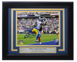 Odell Beckham Jr Signed Framed Los Angeles Rams 8x10 Super Bowl LVI Photo BAS - Sports Integrity