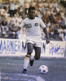 Pele Signed 16x20 Soccer Dribbling Photo Fanatics - Sports Integrity