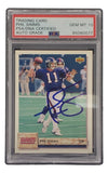 Phil Simms Signed 1992 Upper Deck #561 Giants Trading Card PSA/DNA Gem MT 10 - Sports Integrity