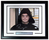 Rainn Wilson Signed Framed 11x14 The Office Dwight Schrute Hood Photo JSA - Sports Integrity