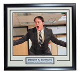 Rainn Wilson Signed Framed 16x20 The Office Dwight Schrute Manager Photo JSA - Sports Integrity