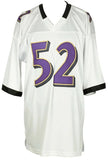 Ray Lewis Signed Custom White Pro Style Football Jersey JSA ITP - Sports Integrity