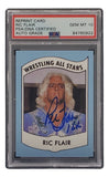 Ric Flair Signed RP 1982 All Stars Card #27 16x Insc PSA/DNA Auto Gem Mint 10 - Sports Integrity