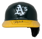 Rickey Henderson Signed Oakland A's Full Size Replica Batting Helmet BAS ITP - Sports Integrity