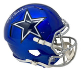 Roger Staubach Signed Dallas Cowboys Full Size Flash Replica Speed Helmet BAS - Sports Integrity