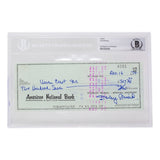 Stan Musial Signed St. Louis Cardinals Bank Check #4391 BGS - Sports Integrity