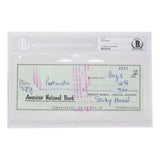 Stan Musial Signed St. Louis Cardinals Bank Check #4542 BGS - Sports Integrity