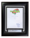 Billy West Signed Framed Space Jam Script Cover Bugs Inscribed JSA - Sports Integrity