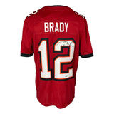 Tom Brady Signed Tampa Bay Buccaneers Red Nike Limited Football Jersey Fanatics - Sports Integrity